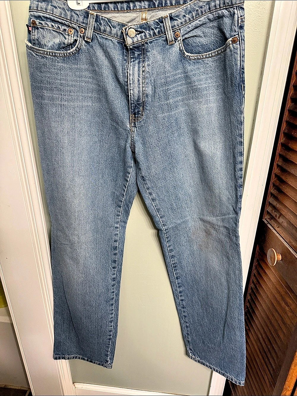 Polo Ralph Lauren Polo Jeans Company RL Straight Leg Jeans Blue Waist 14W x 32